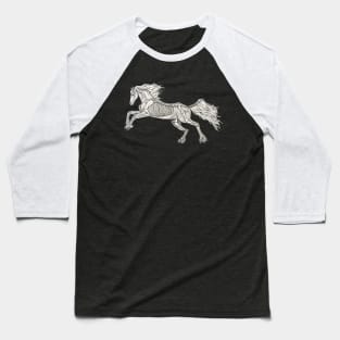 SkeleHorse Baseball T-Shirt